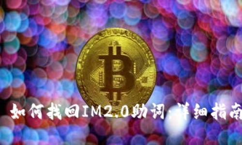 如何找回IM2.0助词：详细指南
