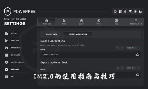 IM2.0的使用指南与技巧